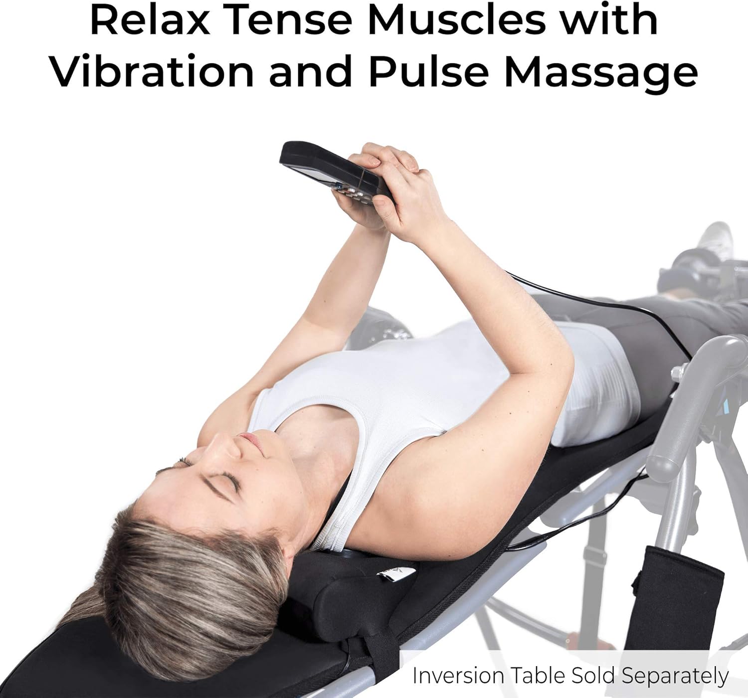 Teeter Better Back Vibration Massage Cushion with Neck Support - Accessory for Inversion Table : Inversion Equipment : Sports & Outdoors