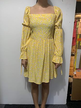 yellow floral dress amazon