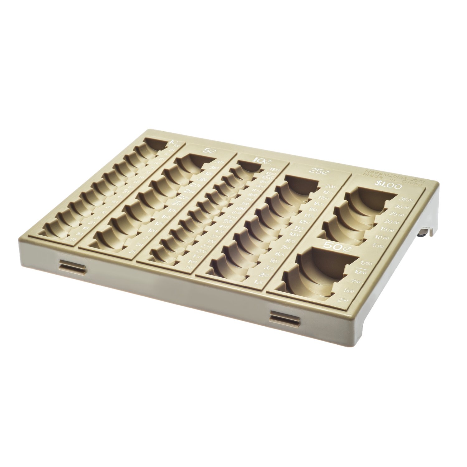 Nadex Coin Handling Tray Bank Teller and Change Counter Coin Counting