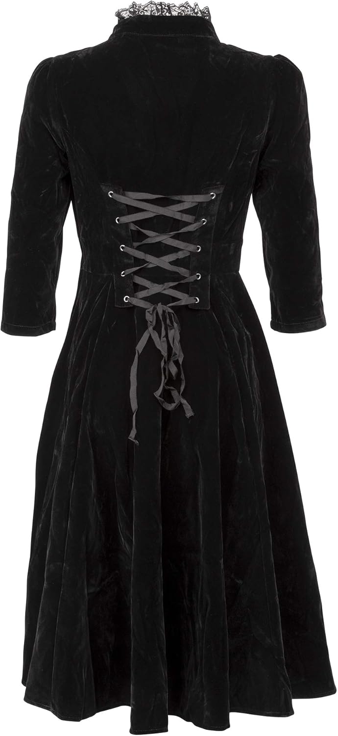 black velvet one piece