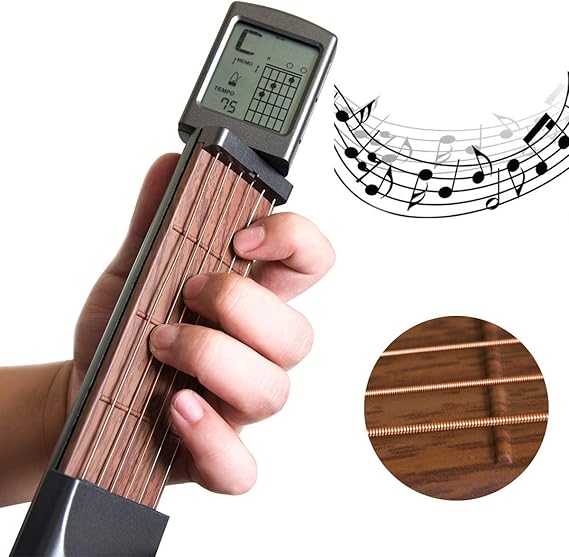 BEILY Pocket Guitar Chord Trainer Portable Beginner Finger