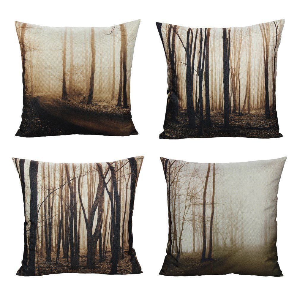 Amazon Com Ashasds Beautiful Morning Fog Of The Woods Sunlight
