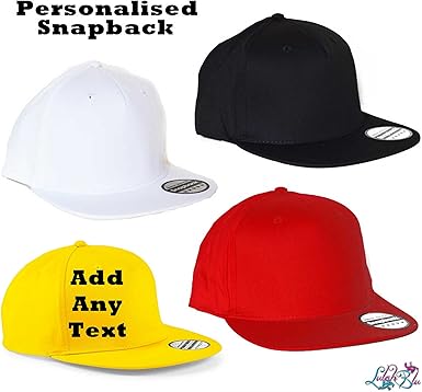 personalised snapback caps