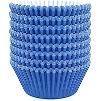 Eoonfirst Standard Size Baking Cups, No Smell, Food Grade & Grease-Proof Cupcake Liners Paper for Baking 200 Pcs (Aqua…