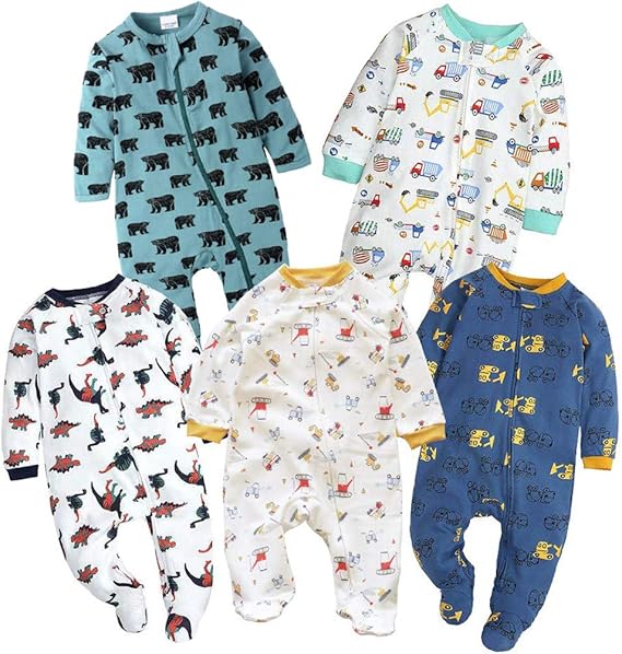 cotton baby sleepers