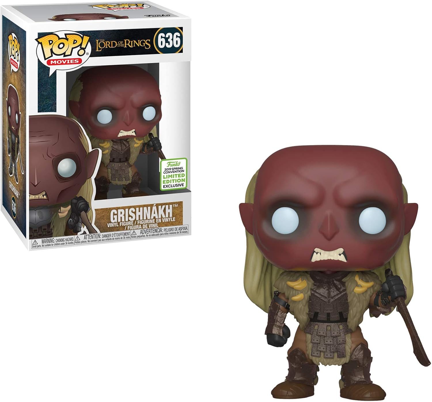 Funko Lord of the Rings Pop Spring Convention 2019 Exclusive Grishnakh, Multi-coloured, Default - Image 3