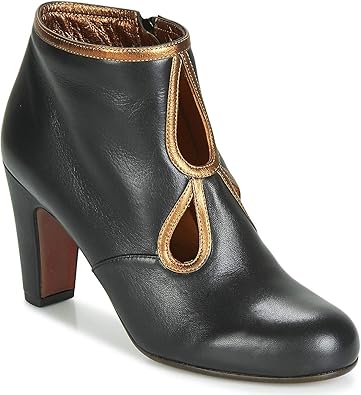 womens gold ankle boots