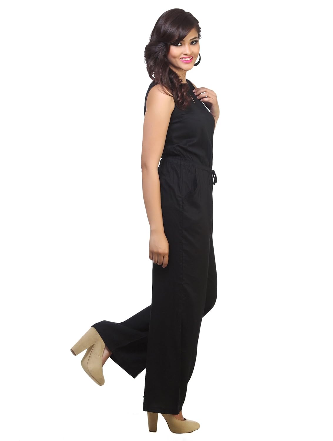 cottinfab women's jumpsuit (black)