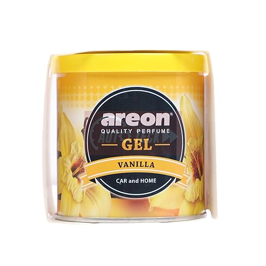 Areon Vanilla Gel Car Air Freshener (80 gm) Amazon.in Car & Motorbike