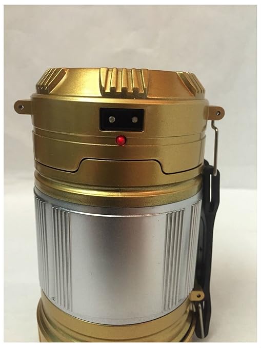 Amazon Com 2 In 1 Camp Lamp Flashlight Solar Rechargeable Lantern