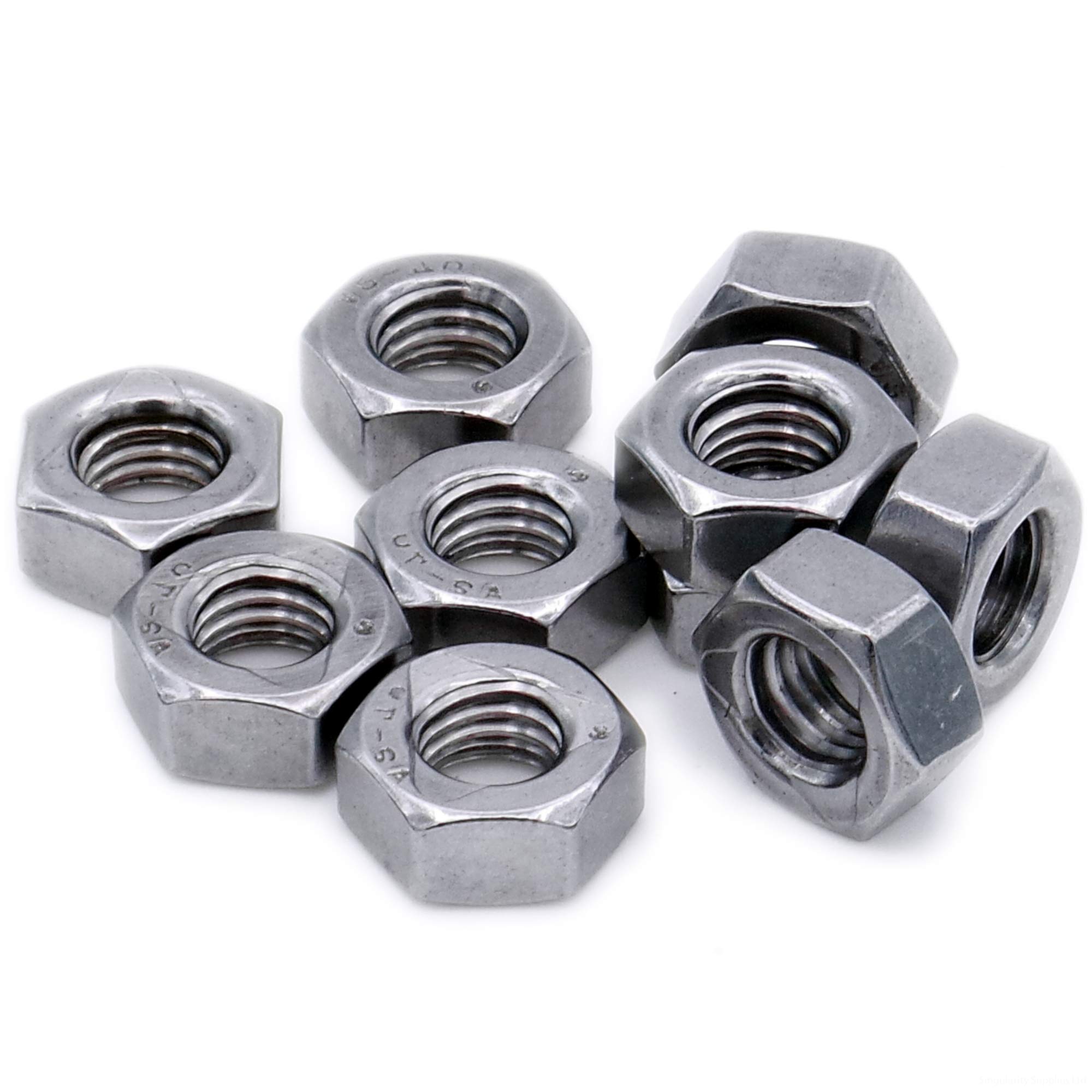 M10 (10mm) All Metal Self Locking Nut - Stainless Steel (A2) (Pack of 10)