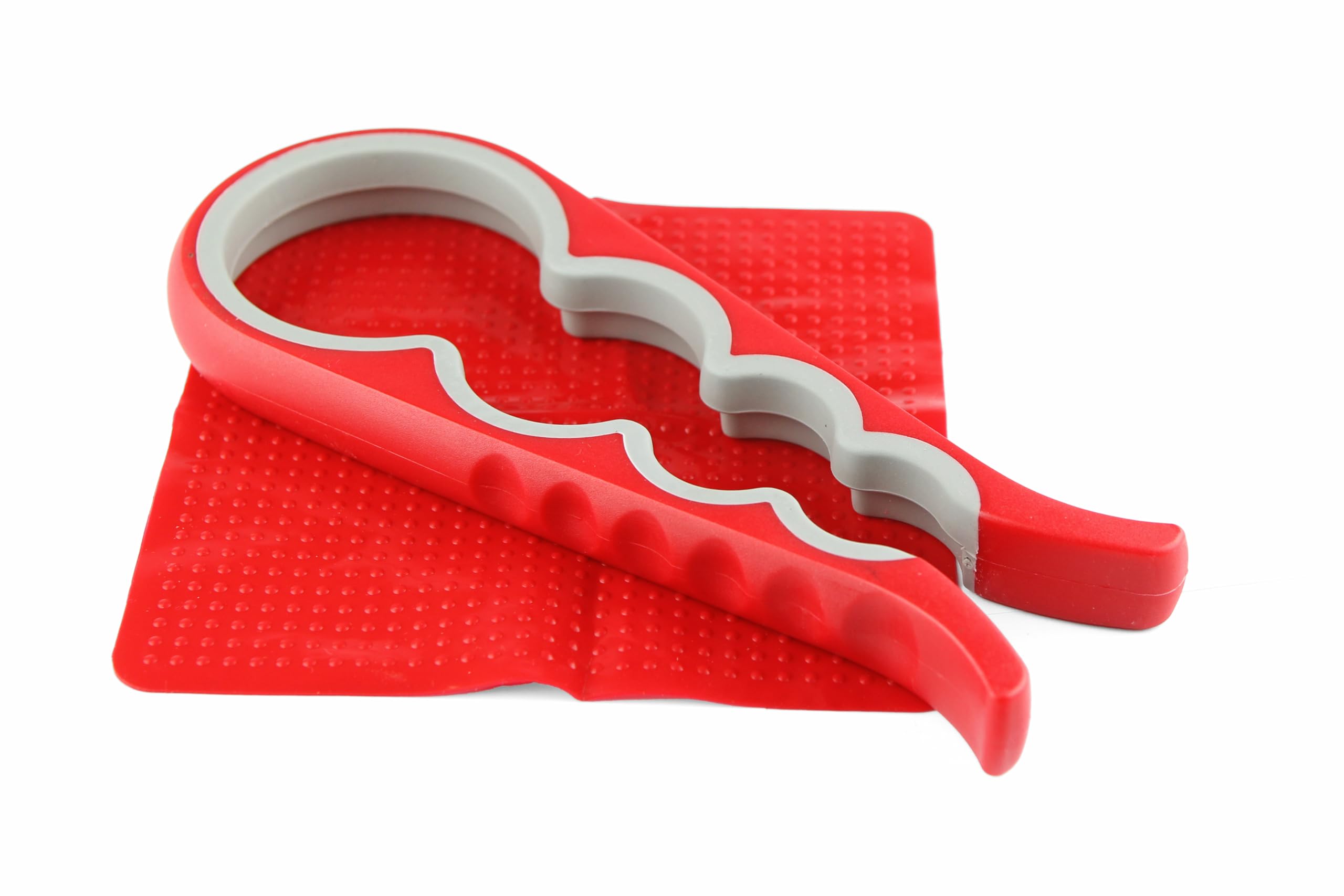 Chef Remi Jar Opener & Non-Slip Gripper | Bottle Opener for Lids & Caps - Sturdy for Weak Hands, Arthritis and Elderly