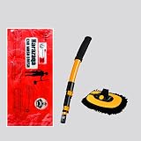 Harazaqa 15° Curved Car Cleaning Brush with Telescopic 43" Aluminum Handle view 7
