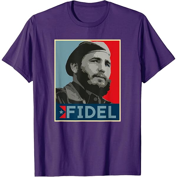 T-shirt Personnalisé Fidel Castro Che Taille S à 5XL Noir - Fabriqué Aux USA