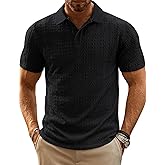 PJ PAUL JONES Mens Polo Shirts Short Sleeve Casual Collared Summer Vacation Shirts Golf Polo Shirts