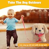 HOWADE Realistic Robot Puppy Toy Walking Barking Interactive Plush Dog Gift view 7