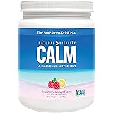 Natural Vitality Calm, The Anti-Stress Drink Mix, Magnesium Supplement Powder, Raspberry Lemon - 20 ounce