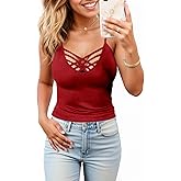 Womens Summer Sexy Short Sleeve Tshirt Tops Deep V Neck Shirts Casual Slim Fit Basic T-Shirt Tee