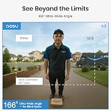 aosu Video Doorbell Wireless 2K HD Battery Powered Human Detection Alexa view 3