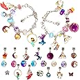 Advent Calendar 2024，24 Days Christmas Calendar DIY Bracelets Jewelry Making Kit for Girls Kids Teens Adult Women