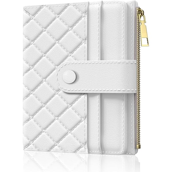 Simikol Slim Card Holder Wallet For Women – RFID Blocking, Leather Bifold With Tassel Zipper Coin Pocket, Cow Print, Compact Design