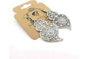 CORK CULTURE Handmade Earring Lightweight heart of Viana, Vegan Organic Eco Friendly gift, From Portugal, Waterproof and durable