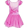 Arshiner Girls Ruffle Sleeve Ballet Dance Dress Tutu Skirted Leotard