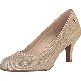 LifeStride Womens Parigi Pumps Platino Gold Shimmer 9.5 W