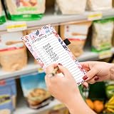 Yafe Magnetic Shopping List Pad 3 Pack Fridge 150 Sheets Flowers Design view 5