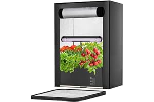 Wishrun Protective Tent for Aerogarden-Hydroponics Garden Accessories for Hydroponic Growing System-Blocks Excess Glare & Keep Your Pets Away from Your Plants, Compatible with IDOO, QYO, LYKO