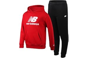 New Balance Boys Sweatpants Set - 2 Piece Fleece Pullover Hooded Boys Sweatshirt and Joggers Youth Kids Activewear (8-20)