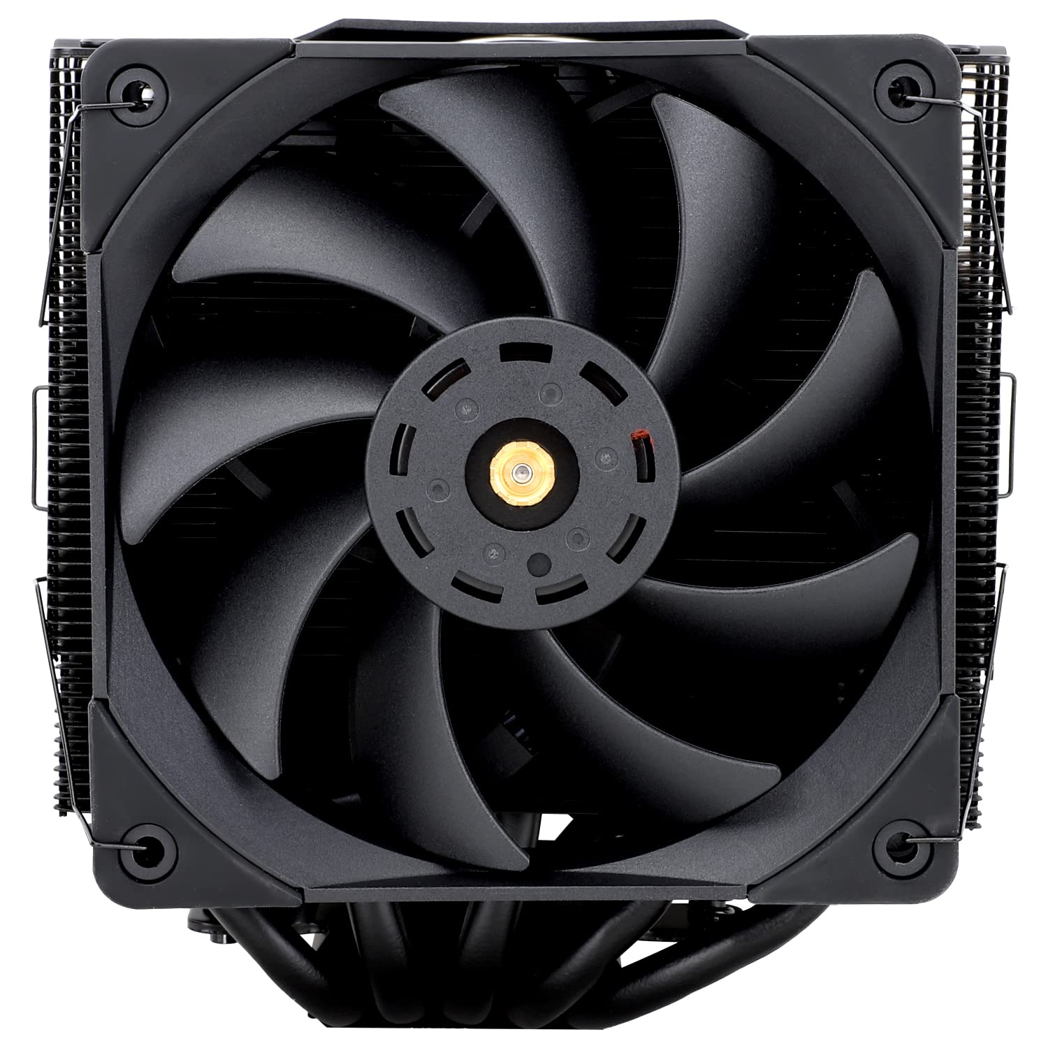 FC140 Black CPU Cooler Dual Towers and Dual Fans, 5 * 8mm Heat Pipes, 4Pin PWM Fan with S-FDB Bearing, for AMD AM4/AM5 Intel 1150/1151/1200/2011/2066/1700