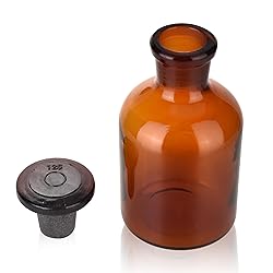 Kestun 2 Packs Glass Reagent Bottle,Narrow Mouth