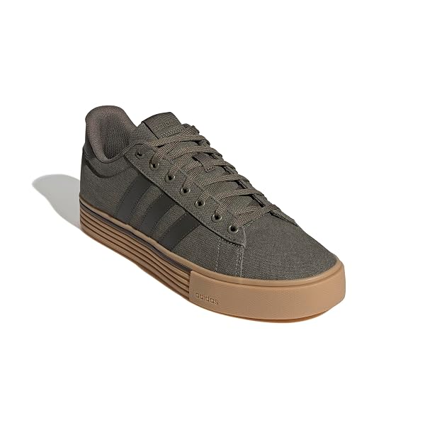 ADIDAS UNISEX-ADULT DAILY 4.0, OLIVE STRATA/SHADOW OLIVE/GUM, 4