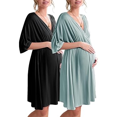 Amazon Best Sellers: Best Maternity Nursing Sleep Shirts & Nightgowns