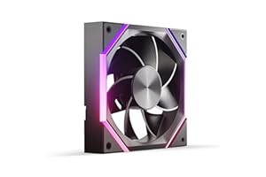 Asiahorse Nyota 120mm Case Fan with Efficient Cooling, ARGB Fan Lighting, 800-1800RPM Speed Control, and Whisper-Quiet Operat