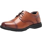 Nunn Bush Men's Pro Cap Toe Oxford with Kore Slip Resistant Comfort Technology