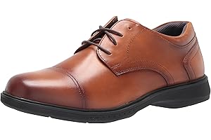 Nunn Bush Men's Pro Cap Toe Oxford with Kore Slip Resistant Comfort Technology