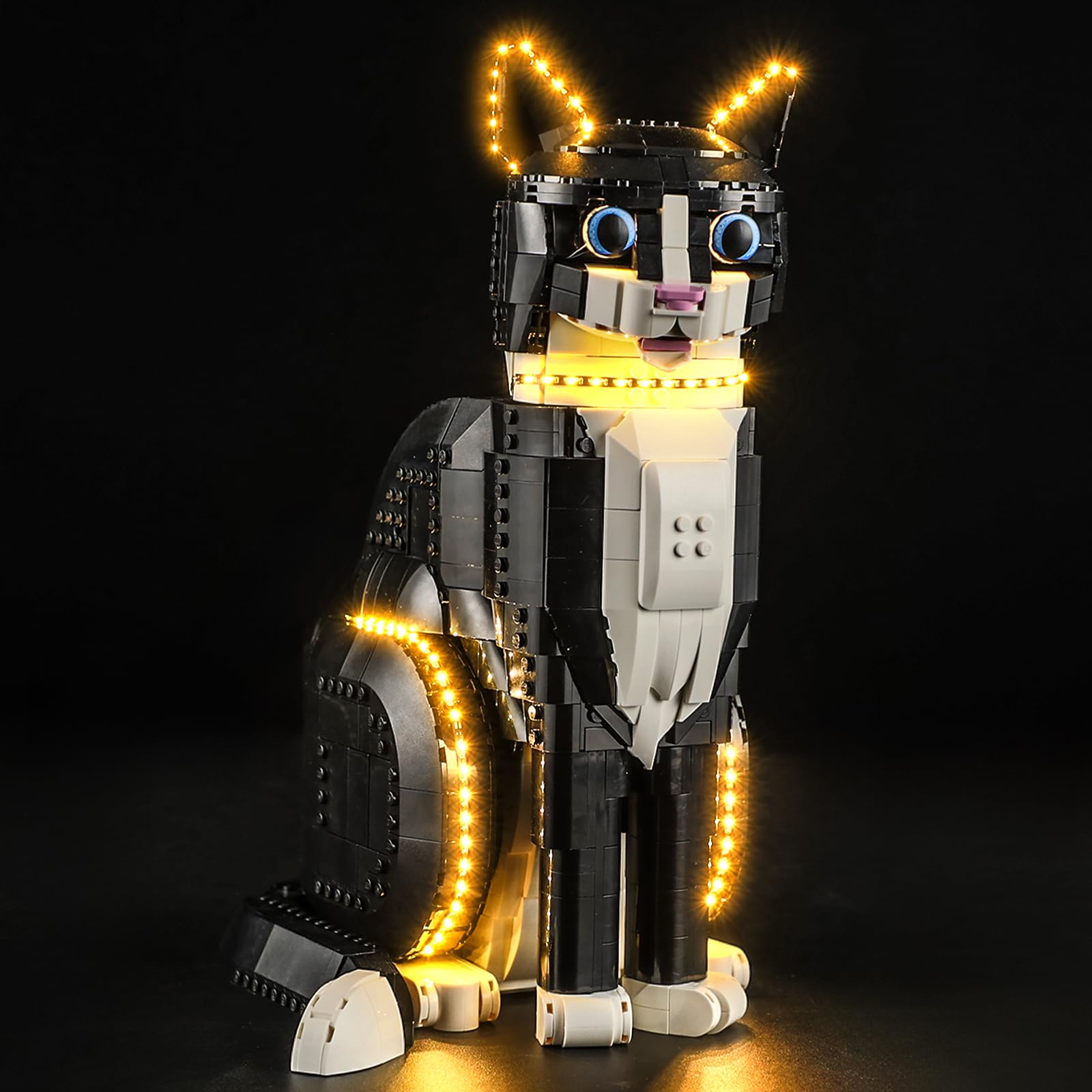 BRIKSMAX Light Kit for Lego-21349 Tuxedo Cat - Compatible with Lego Ideas Building Set- Not Include Lego Set
