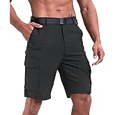 NATUVENIX Hiking Shorts Men Quick Dry Mens Cargo Fishing Shorts for Men Lightweight Golf Shorts Stretch Summer Work