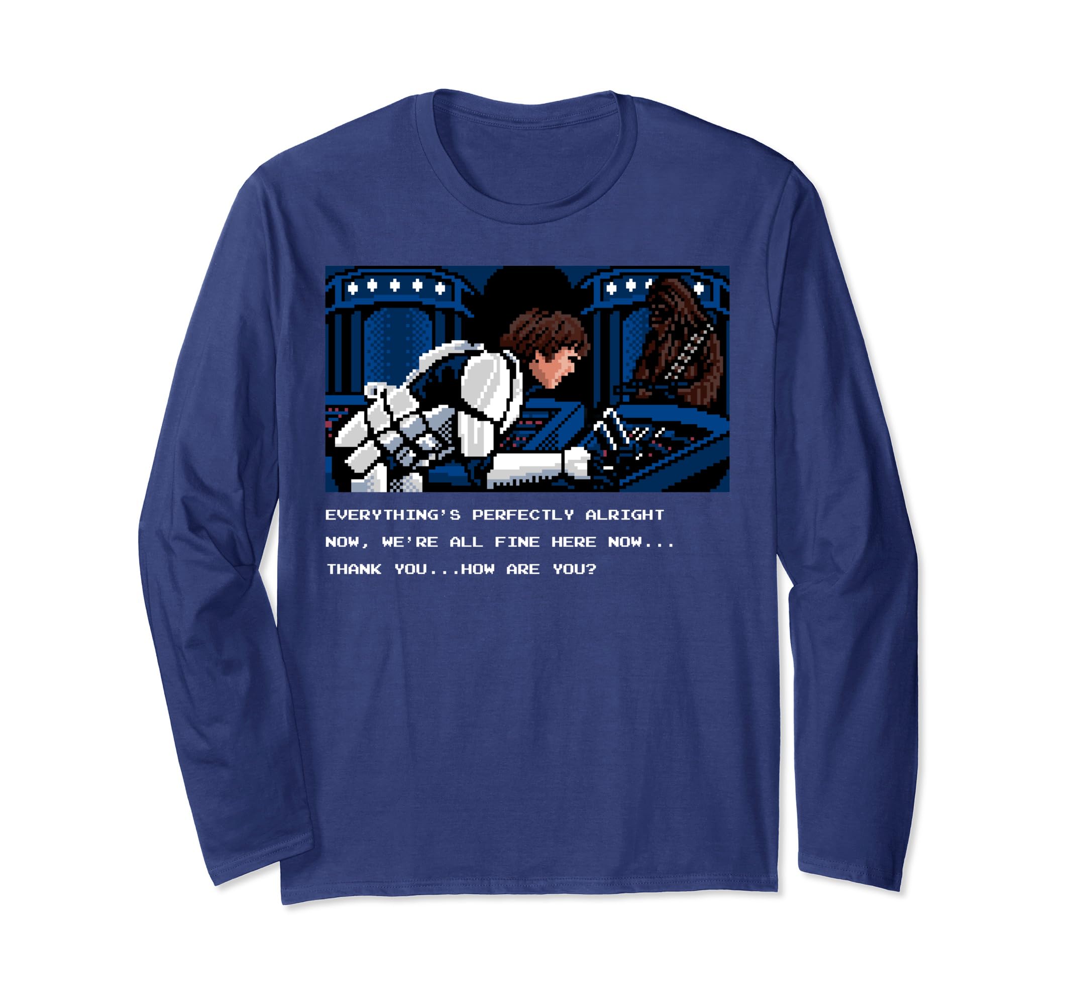 Star Wars Video Game Style Portrait Long Sleeve T-Shirt