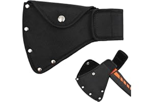 Axe Cover - Nylon Axe Sleeve | Axe Sheath | Hangable Hatchet Axe Shield with Metal Buckle | Hatchet Cover and Protector | Adj