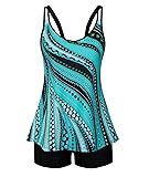 2 Piece Swimsuit for Women Tummy Control Bathing