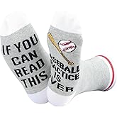 ZJXHPO Baseball Crew Socks - Player Lover Coach Gift - Novelty Practice Over Socks - Team Gift