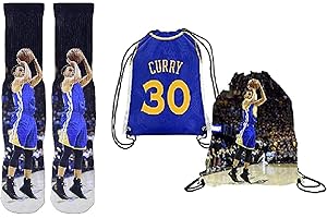 Forever Fanatics Curry Kids Basketball Socks for Fans Stitched Crew Socks