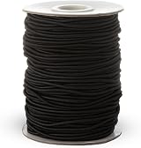 Realm Elastic Cord Black White 1mm 1.5mm 2mm 3mm 20m Craft Jewellery