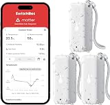 SwitchBot IP65 Hygrometer Thermometer 3-Pack Bluetooth 100m