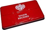 Major Brushes Artist Watercolour Paint Tin 36 Blocks Red Metal Lid view 5