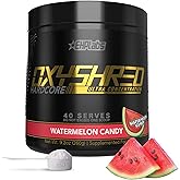 EHP Labs OxyShred Hardcore Super Dosed Pre Workout Powder - Preworkout Powder with L Glutamine & Acetyl L Carnitine, Energy B