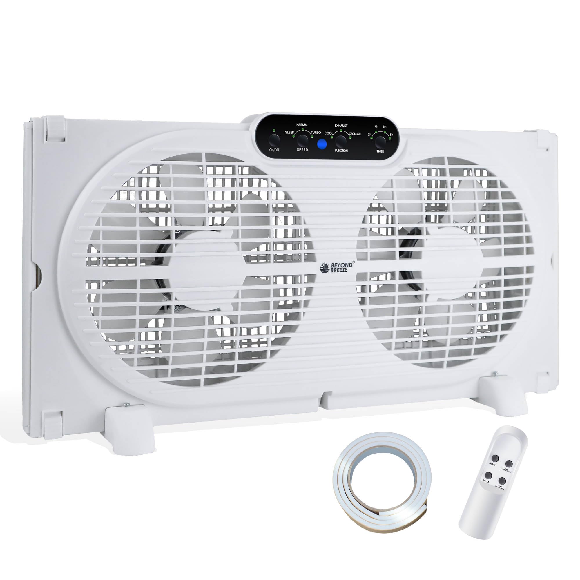 Mua BEYOND BREEZE Twin Window Fan with Reversible Airflow, 9-Inch ...